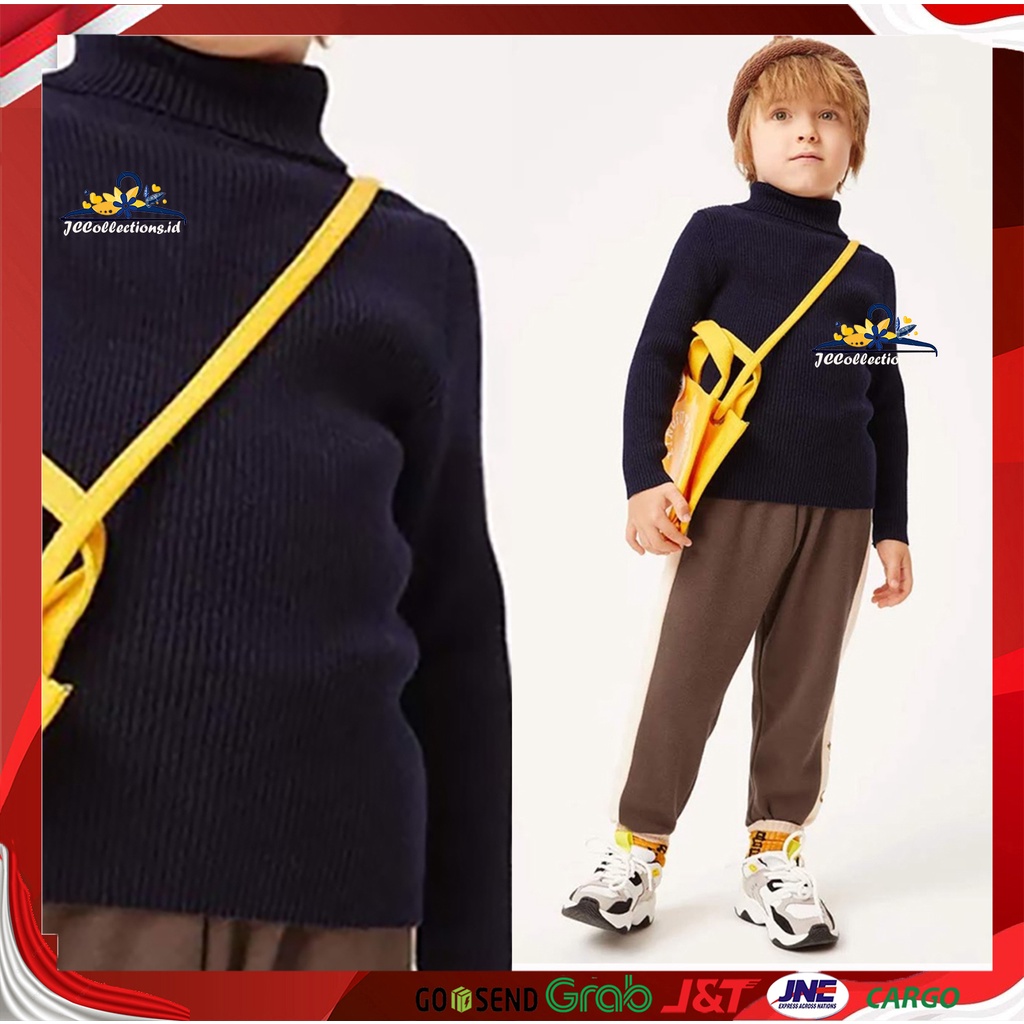 Sweater Rajut Turtleneck Anak Korea Umur 7 Thn – 13 Thn / Teens Kids Turtleneck - Jojo - JCColections