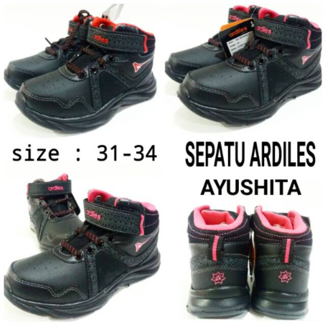 Sepatu sekolah ardiles murah sepatu hitam terbaru