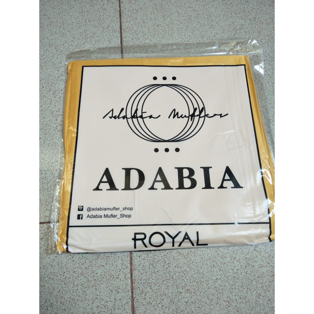 KERUDUNG SEGI EMPAT ADABIA MUFLER ROYAL GOLD