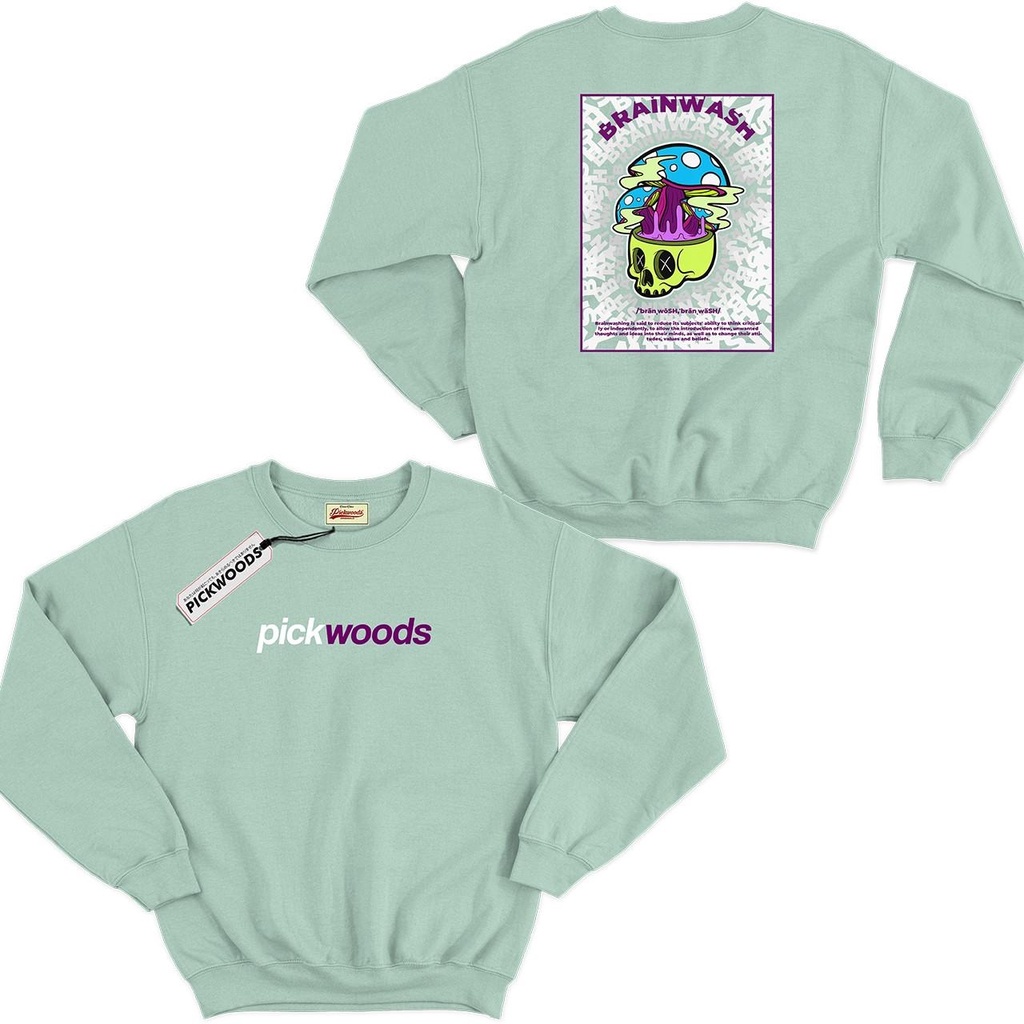 Sweater Crewneck PICKWOOD MINT SERIES / Jaket Crewneck Pria / Jaket Crewneck Wanita Available M L XL Casual Good Brand Quality Original (Fulltag) Realpict