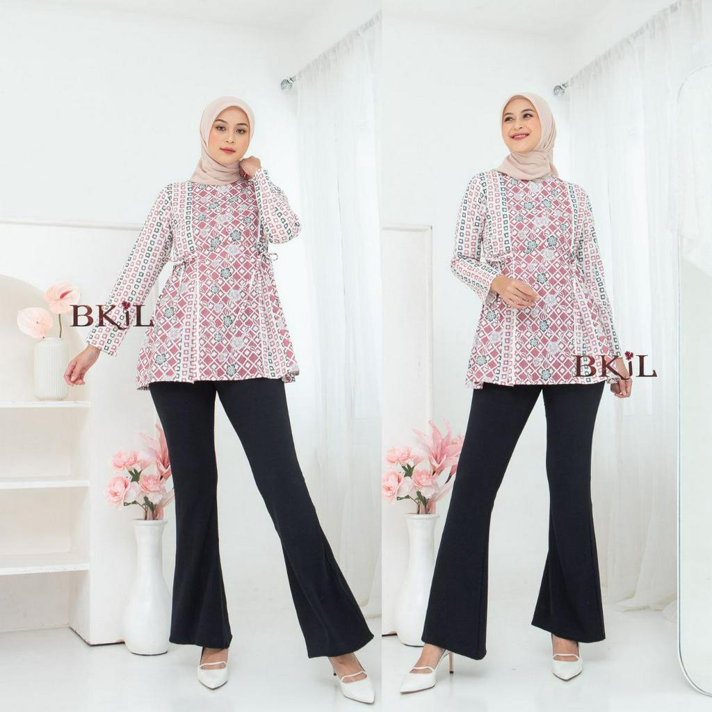 BAJU BATIK WANITA MODERN MONALISA GENES M,L,XL,XXL