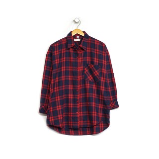 Kemeja Oversize Flannel Wanita Baju Formal Baju Kantor Murah AB33