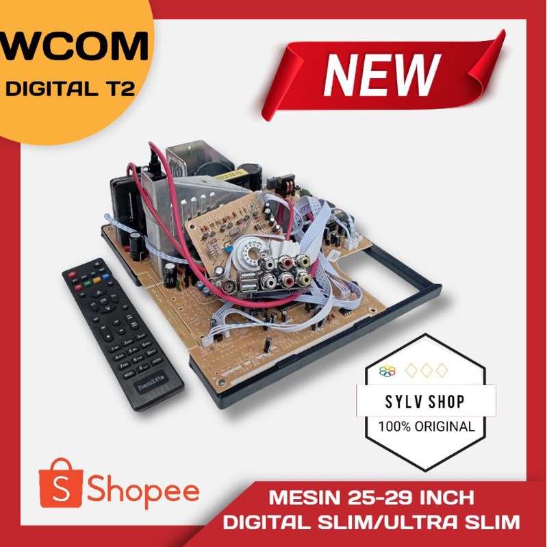 mesin tv tabung digital 25-29 inch slim / ultra slim digital T2