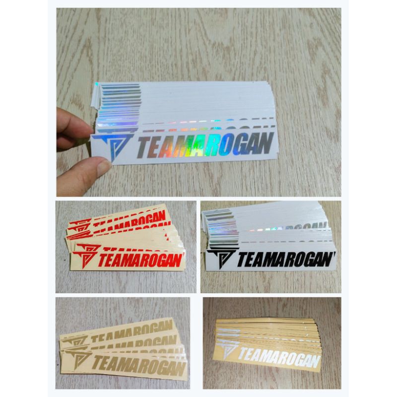 STICKER TARGAN TEAM AROGAN CUTTING