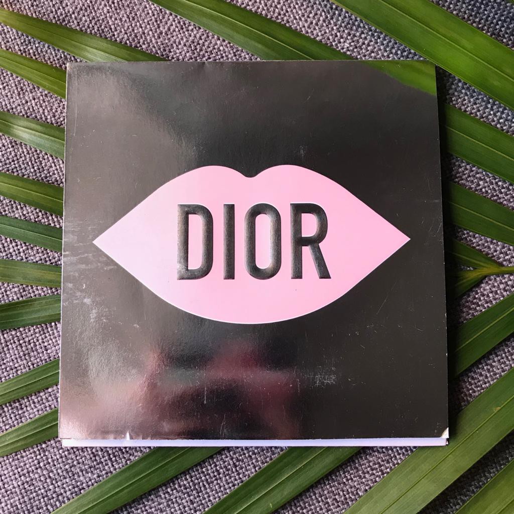 Dior Lip Glow and Lip Maximizer Sample Card