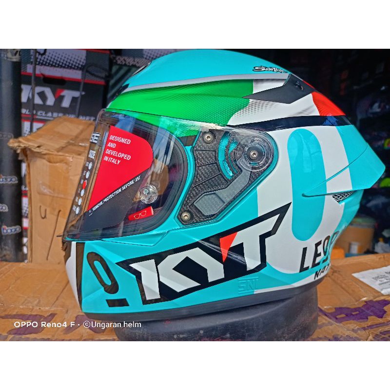 Helm KYT TT COURSE DALLA PORTA LEOPARD