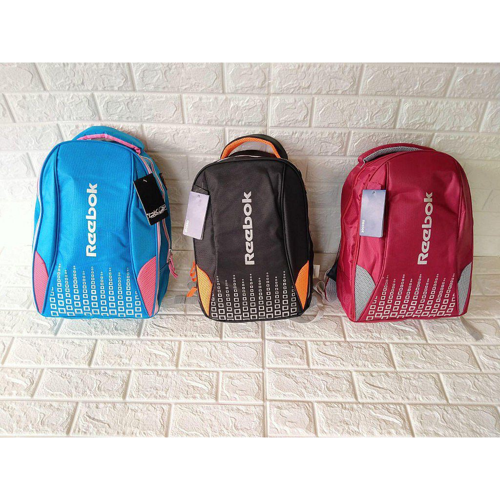 Tas REEBOK Murah Tas Ransel Tas Branded Murah Reebok Ransel Laptop Tas Backpack Punggung Tas Sekolah