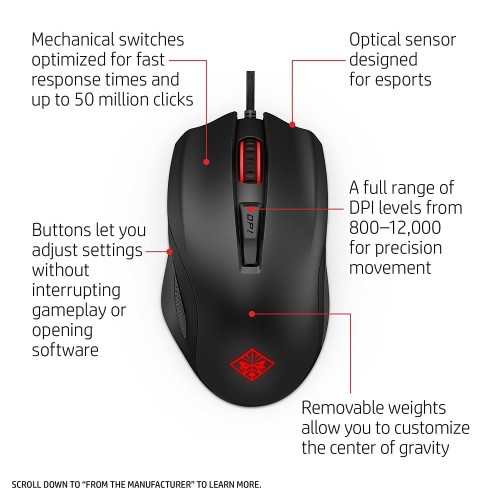 MOUSE HP GAMING OMEN 600