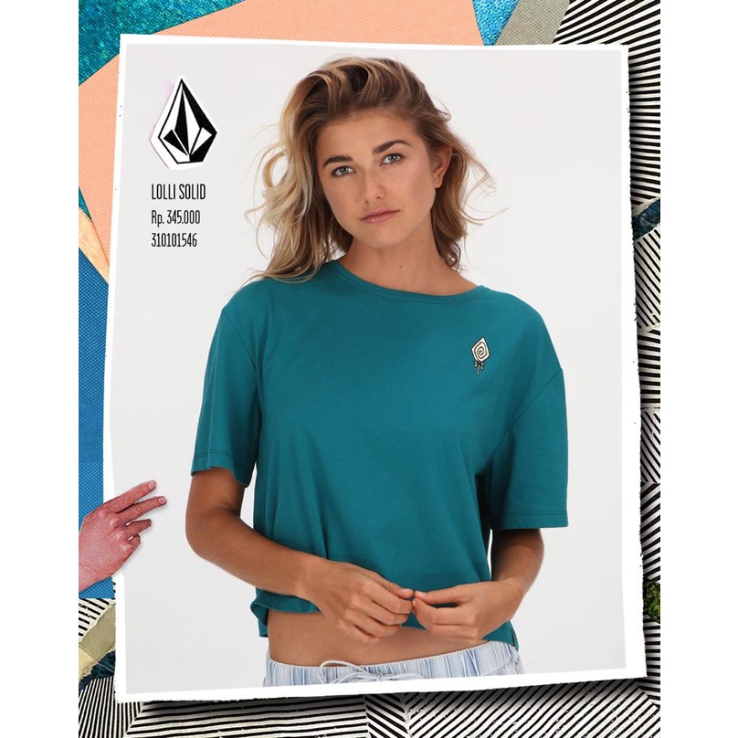 RAYSURF VOLCOM KAOS WANITA 310101546 ORIGINAL