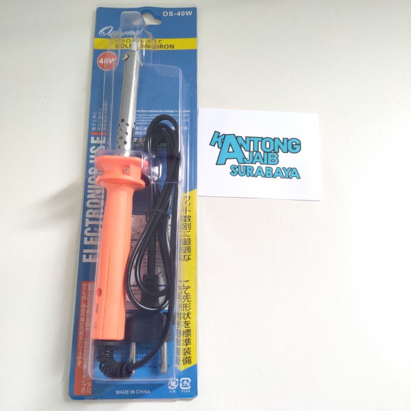 Solder Osmond 40Watt Solder Plastik 40Watt Solder Iron 40Watt Solder Listrik 40Watt Soldering 40Watt
