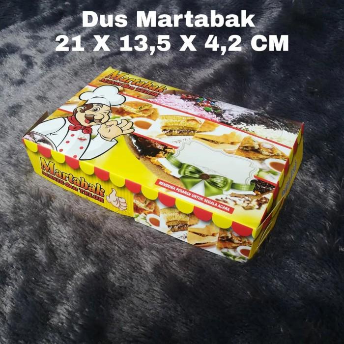 Dus Martabak 21 X 13,5 X 4,2 CM / Kotak Martabak / Box Martabak