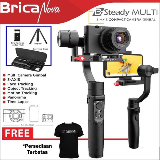 Universal Gimbal Stabilizer Hp Compact Camera Brica B-Steady Multi