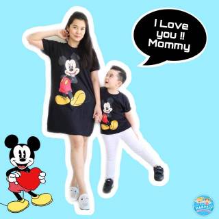  Baju Couple Mom Kids  BAJU  COUPLE  MICKEY MOUSE Shopee 