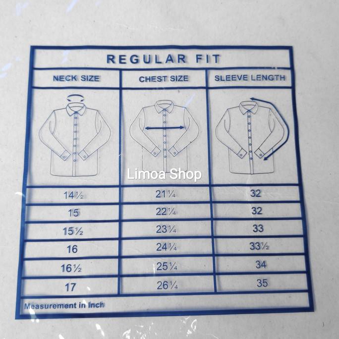 Kemeja Pria Formal Arrow Slim Fit Lengan Panjang Warna Biru Tua Ar 36 - Biru Tua, Xxl Caragampang77