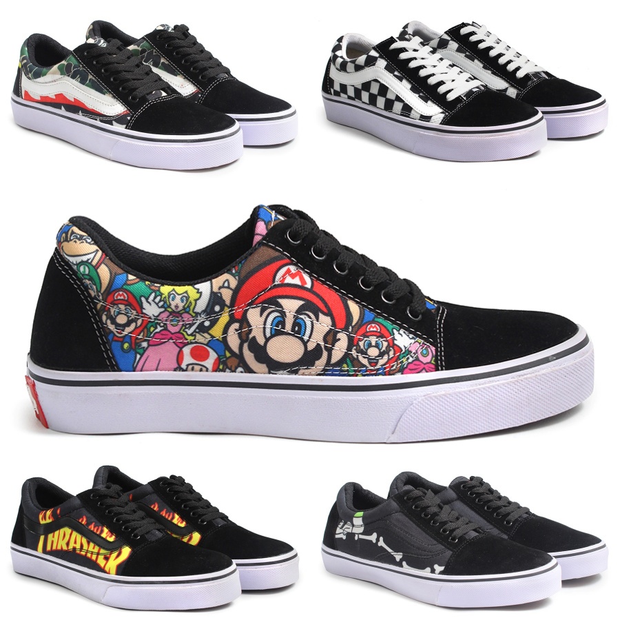 Sepatu Vens Old Skool Classic Motif oldskool Sepatu Vans Murah Pria Wanita