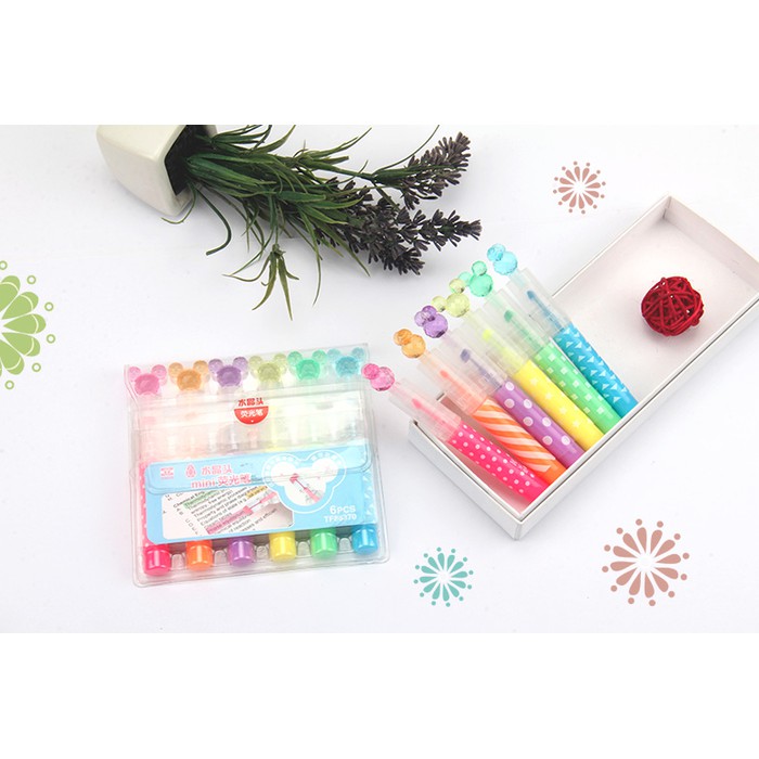 

Highlighter - Stabilo Pulpen - Stabilo Warna Warni Stabilo Mini Set Isi 6 Warna Kepala Mickey Produk