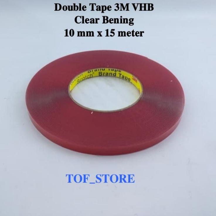 

Berkualitas Double tape 3M transparan bening 10 mm x 15 meter 원