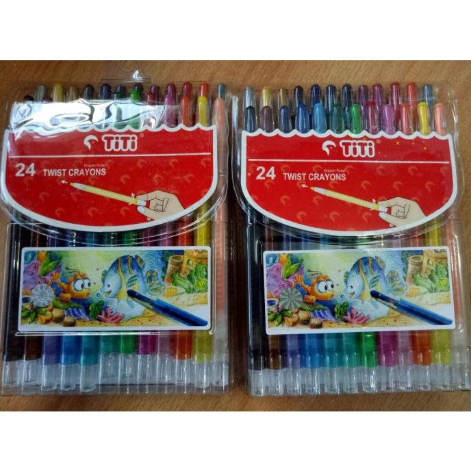

Grosir!!! Twist Crayon Titi/Crayon Titi Puter/Krayon Titi Puter Isi 24