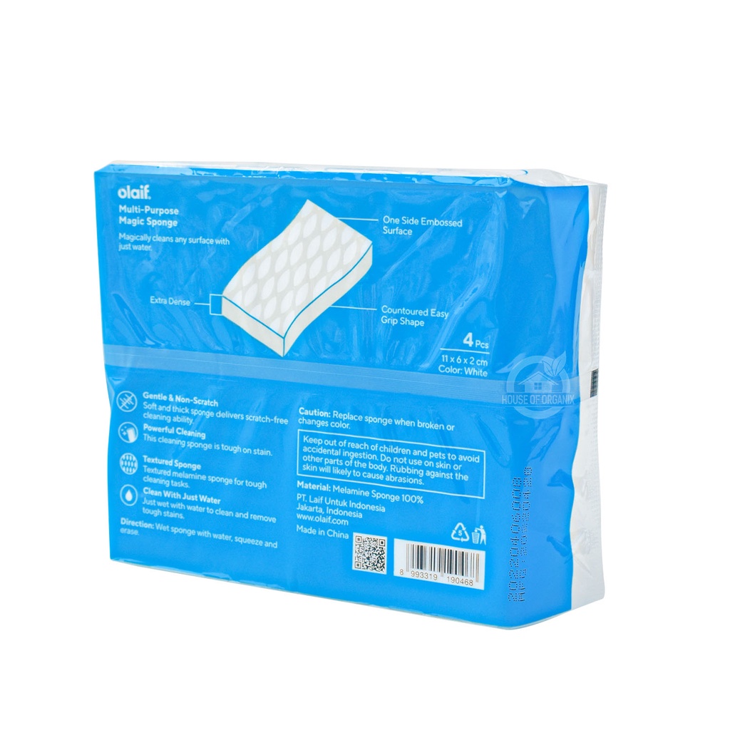 Olaif Multi Purpose Magic Sponge 4 Pcs