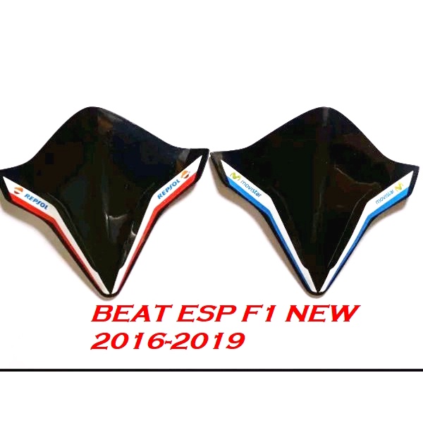 Visor Beat Fi Esp New 2016-2019 WINSIL HONDA MATIC BEAT ESP F1 NEW 2016-2019