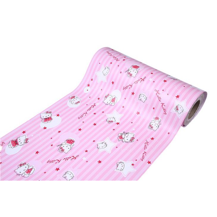 Stiker dinding Wallpaper Dinding Wallstiker kamar tidur Wallpaper tembok Wallpaper Aestetic Wallpaper karakter Motif Hello Kitty