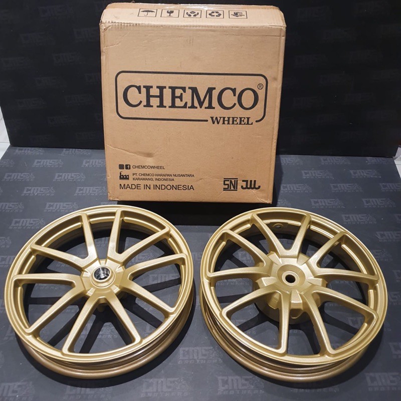 Velg Chemco Evo Beat / Scoopy / Vario 110 Gold Matte Ring 14 1set