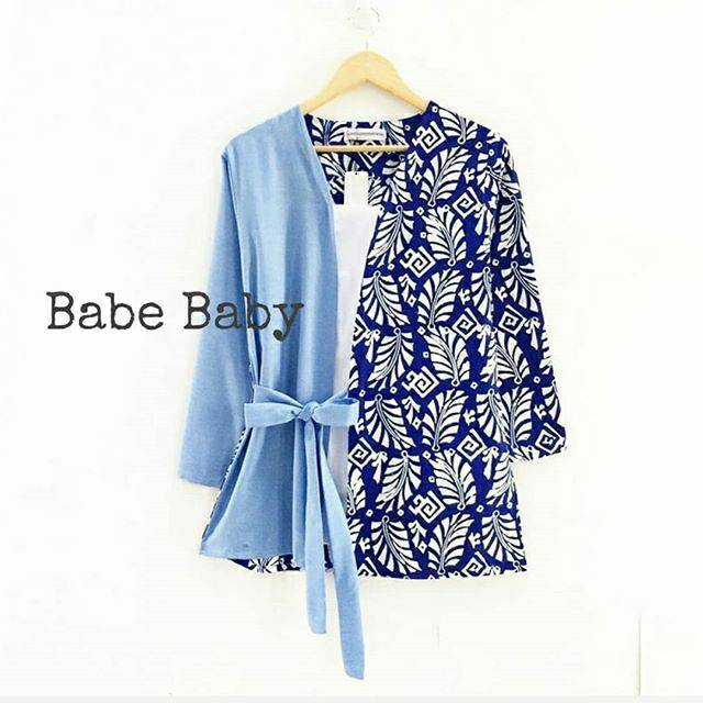 Blouse Batik Denim Zara