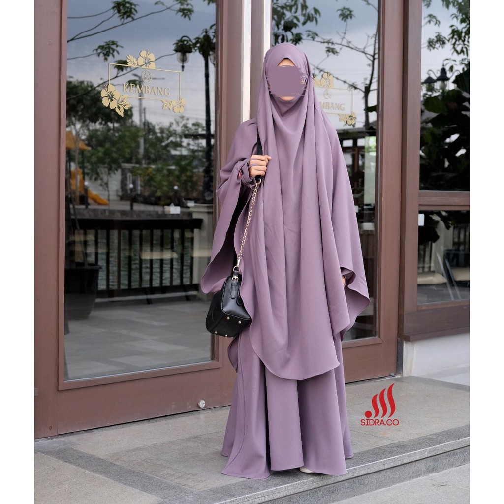 FRENCH KHIMAR SET ANNABA | HIJAB SYARI POLOS SIDRA