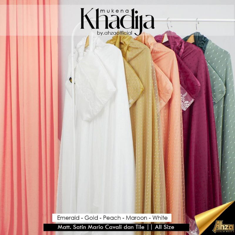 HEPPINN// MUKENA KHADIJA, Mukena Premium by Ahza Kids