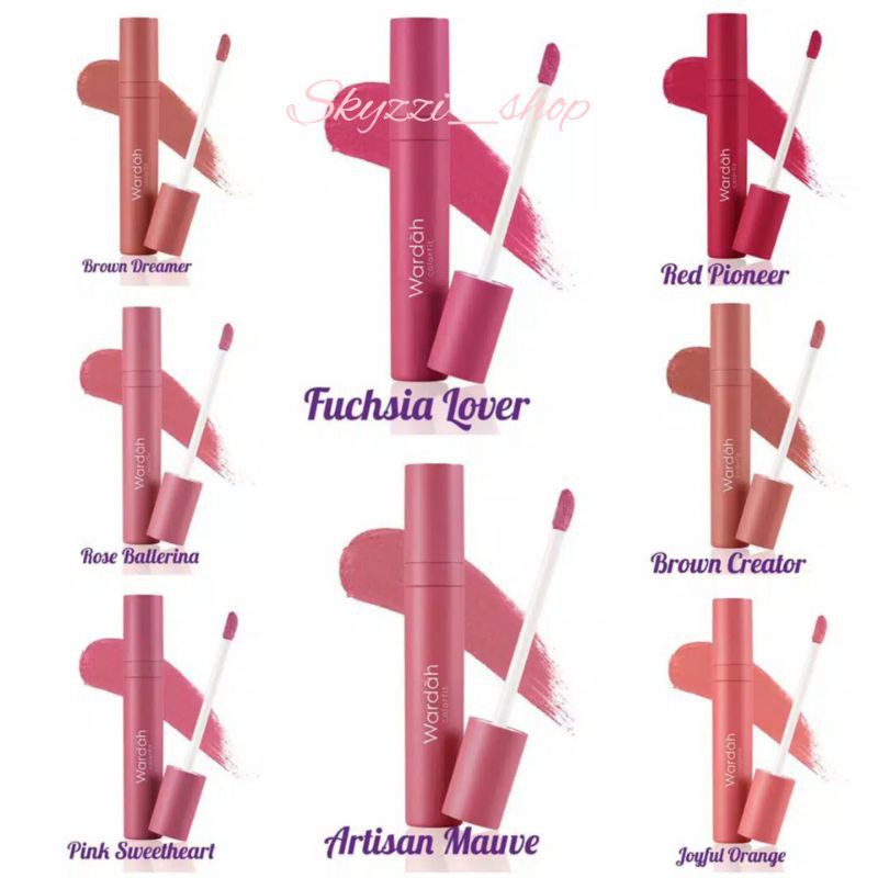 LIPSTIK WARDAH VELVET MATTE LIPCREAM