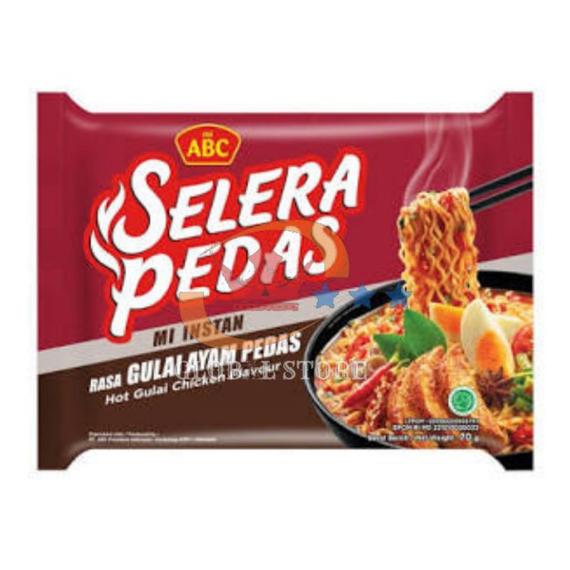 mie abc varian rasa selera pedas rasa gulai ayam pedas /abc tomat pedas /abc mie goreng pedas nampl / saus kacang pedas/garlic butter/mayo cheese/pedas limau/gurimi goreng/gurimi kaldu ayam