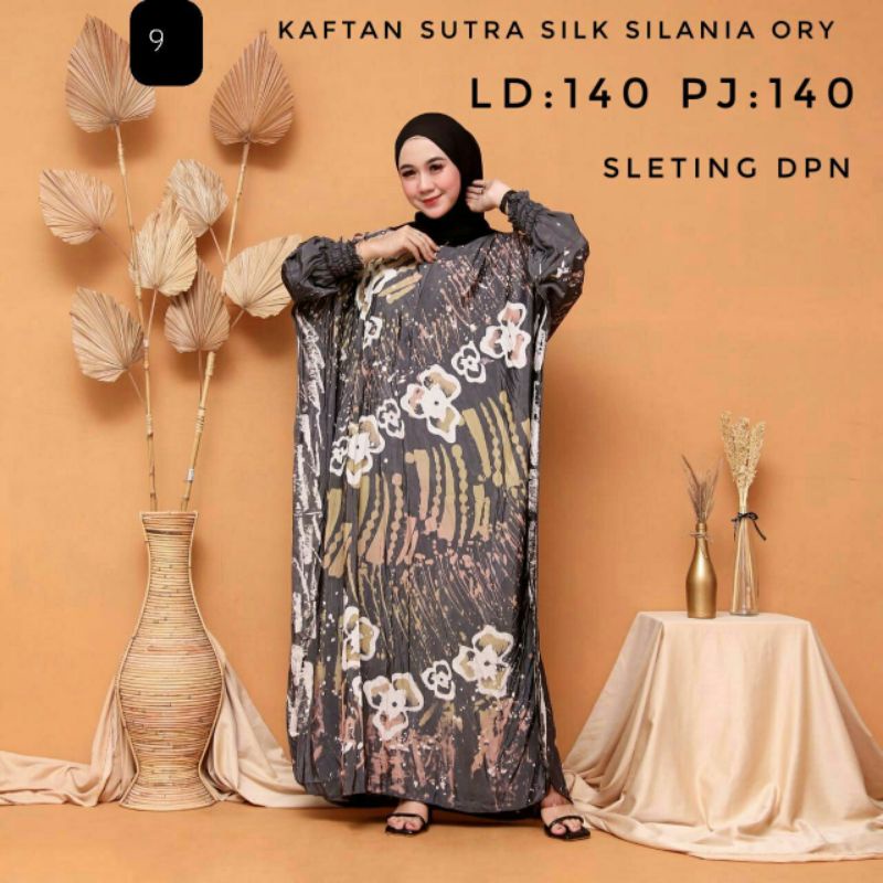 Gamis Kaftan Sutra Silk Silinia Ory