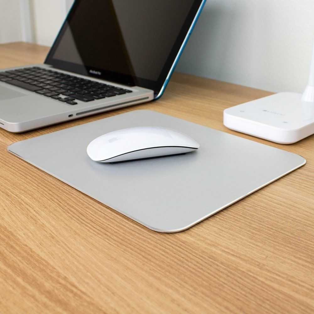 Luxury Metal Mouse Pad MousePad Metal Aluminium Luxury SKYLETTE (220x180x3mm) - Silver