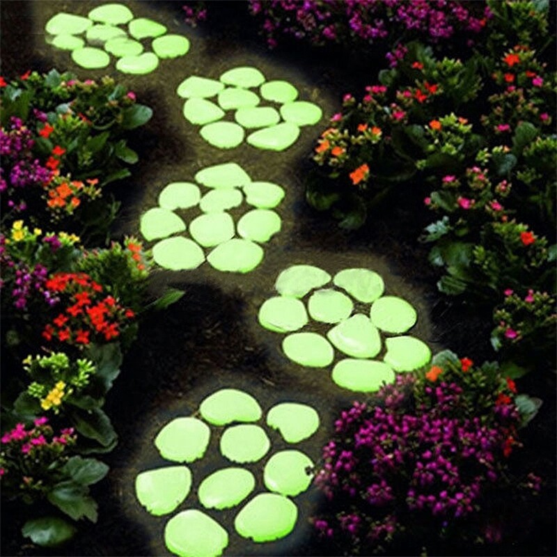 Garden Ornament Stone Glow In The Dark Wedding Decoration Batu Taman