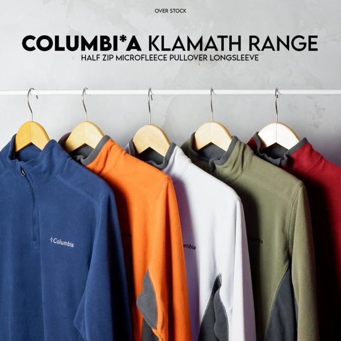 Columbia Klamath Range Ii Half Zip Microfleece Pullover Longsleeve Baru | Murah