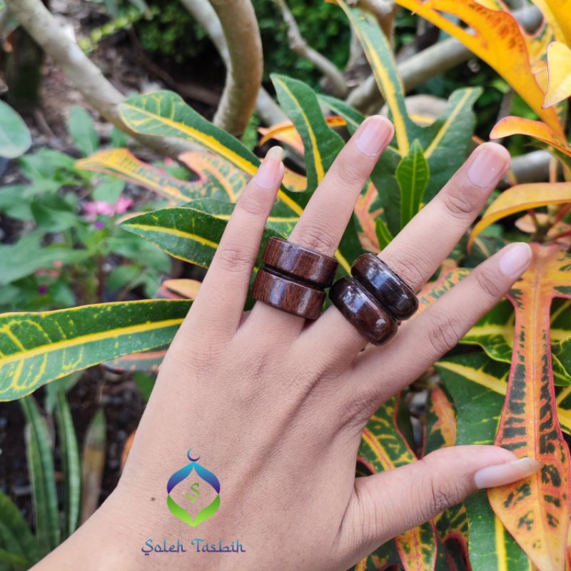 Cincin Kalimasada Size 17,18,19mm_Motif Tabung Dan Lengkung