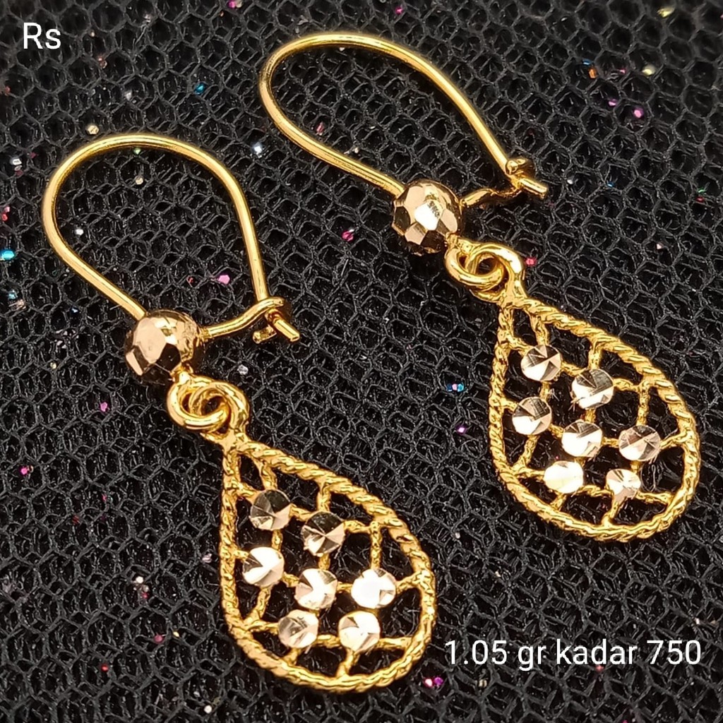 New Anting Emas 17 K - 1.05 gr Kadar 750 - 2103