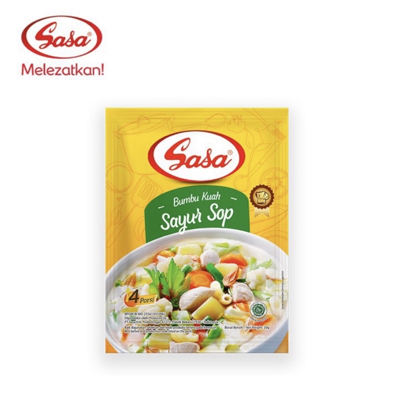 

Sasa Bumbu Kuah Sayur Sop 20gr