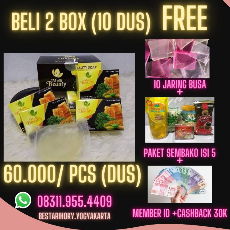 SABUN MBS FREE SEMBAKO+JARING+CASHBACK