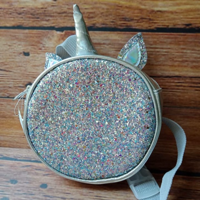 Justice belt bag unicorn