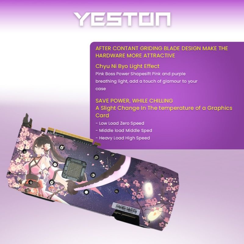 VGA AMD YESTON RX 6800 16GB DDR6 192BIT SAKURA