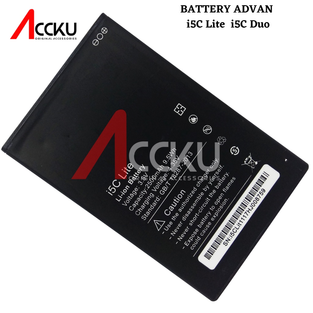 BATERAI ADVAN i5C Lite BATTERY ADVAN I5C LITE / I5C DUO ORIGINAL 99