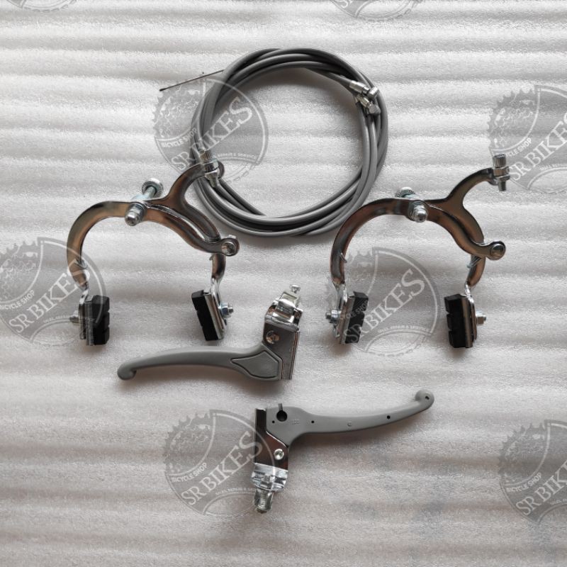 Rem Jepit Capit Catok Set Brake Set untuk Sepeda Mini BMX Jengki. POLO