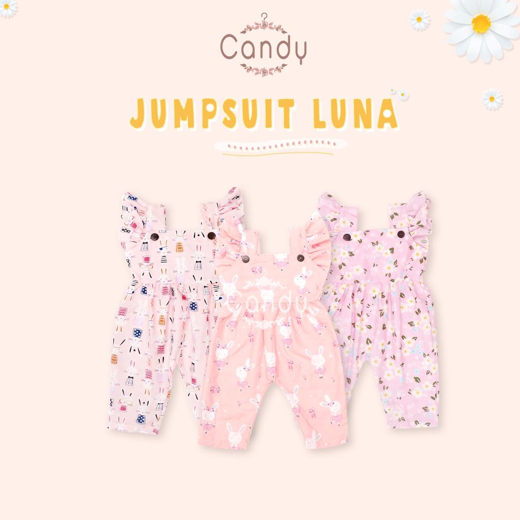 JUMPSUIT ANAK PEREMPUAN CANDY LUNA MOTIF LUCU USIA 1-4 TAHUN