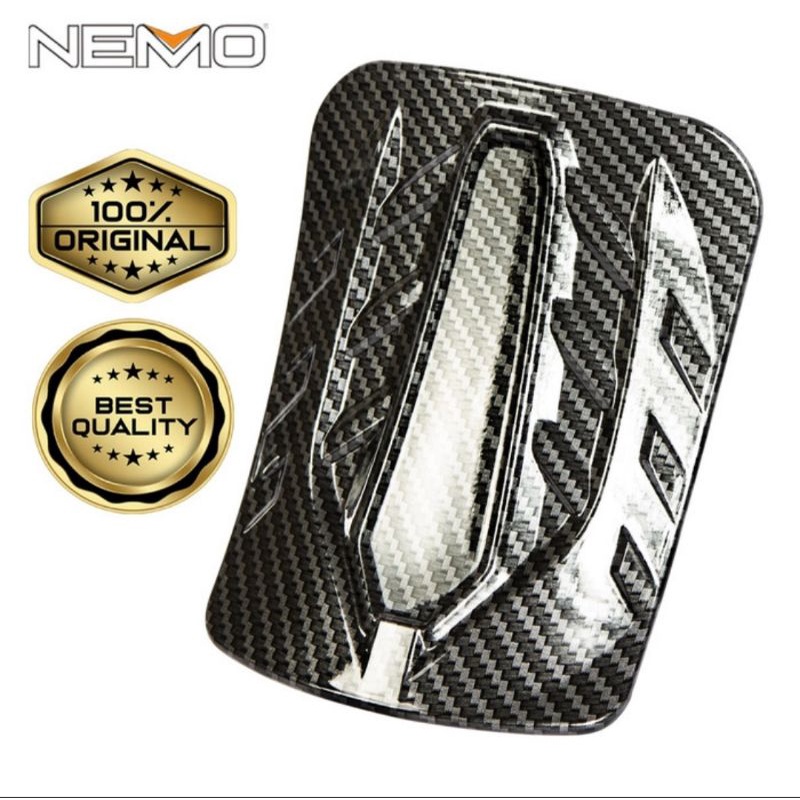 COVER TUTUP TANGKI YAMAHA NEW NMAX 2020 2021 MERK NEMO CARBON