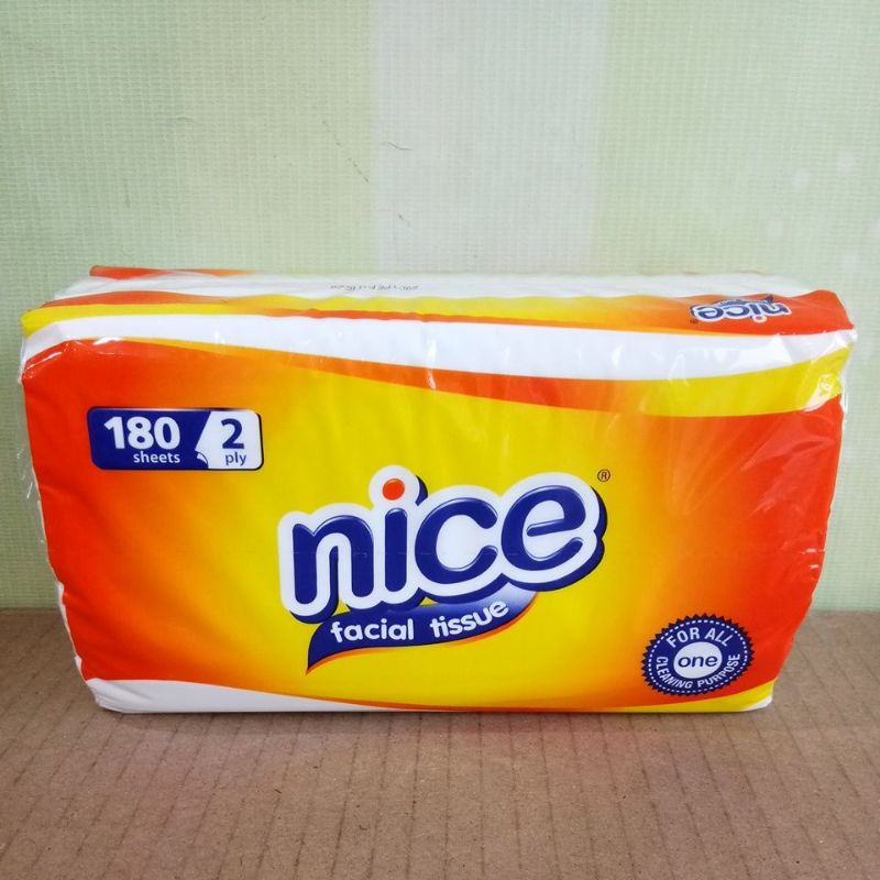 NICE FACIAL TISSUE 2PLY 180SHEETS