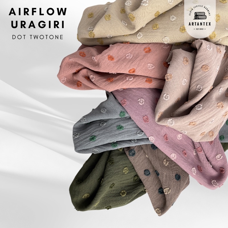 Kain Cey Airflow Uragiri Twotone Dot Embroidery Import ADT