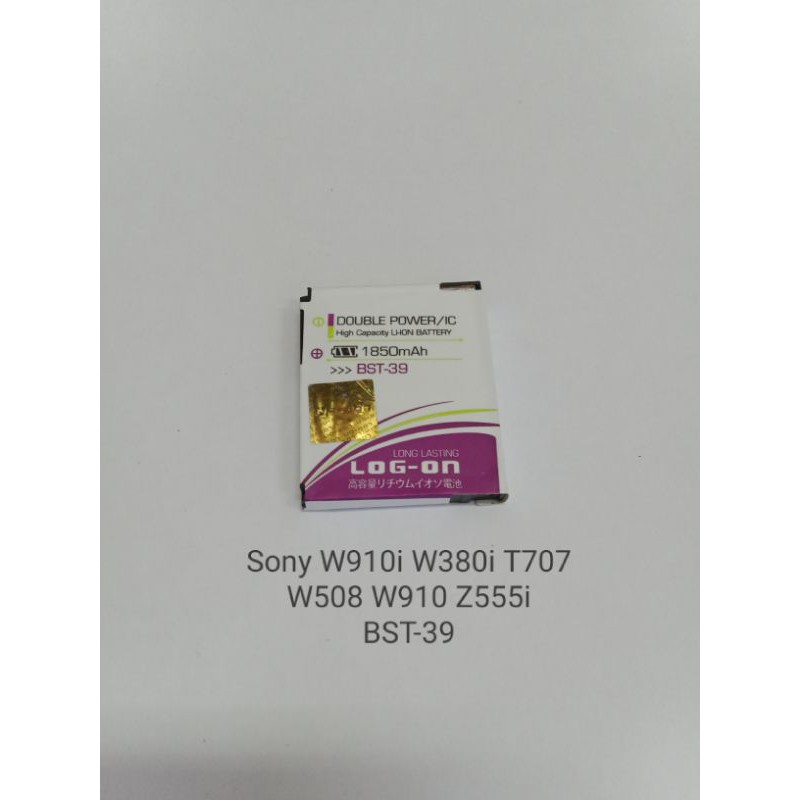 baterai Sony Xperia W910i W508 W380i T707 W910 Z555i BST39 BST 39 Batre Batteray Batray Batrei