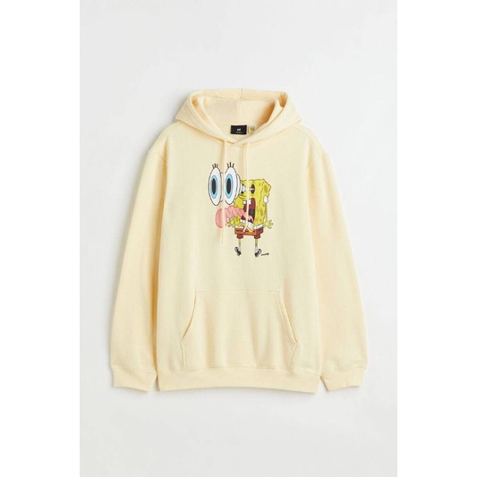 (BEST SELLER)HOODIE H.M SPONGEBOB FULLTAG ORIGINAL MURAH