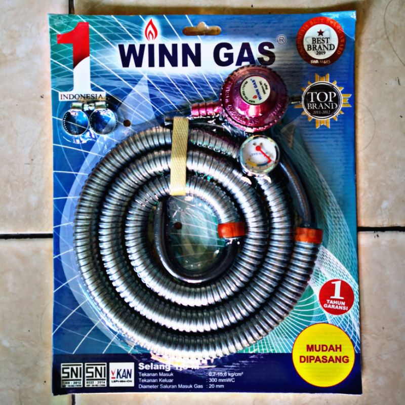 Regulator dan Selang Winn Gas